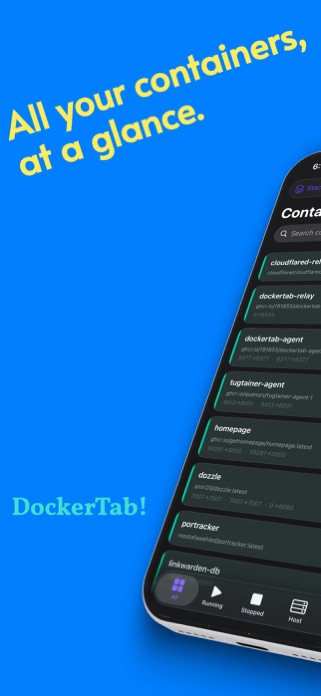 DockerTab Screenshot 1 of 9