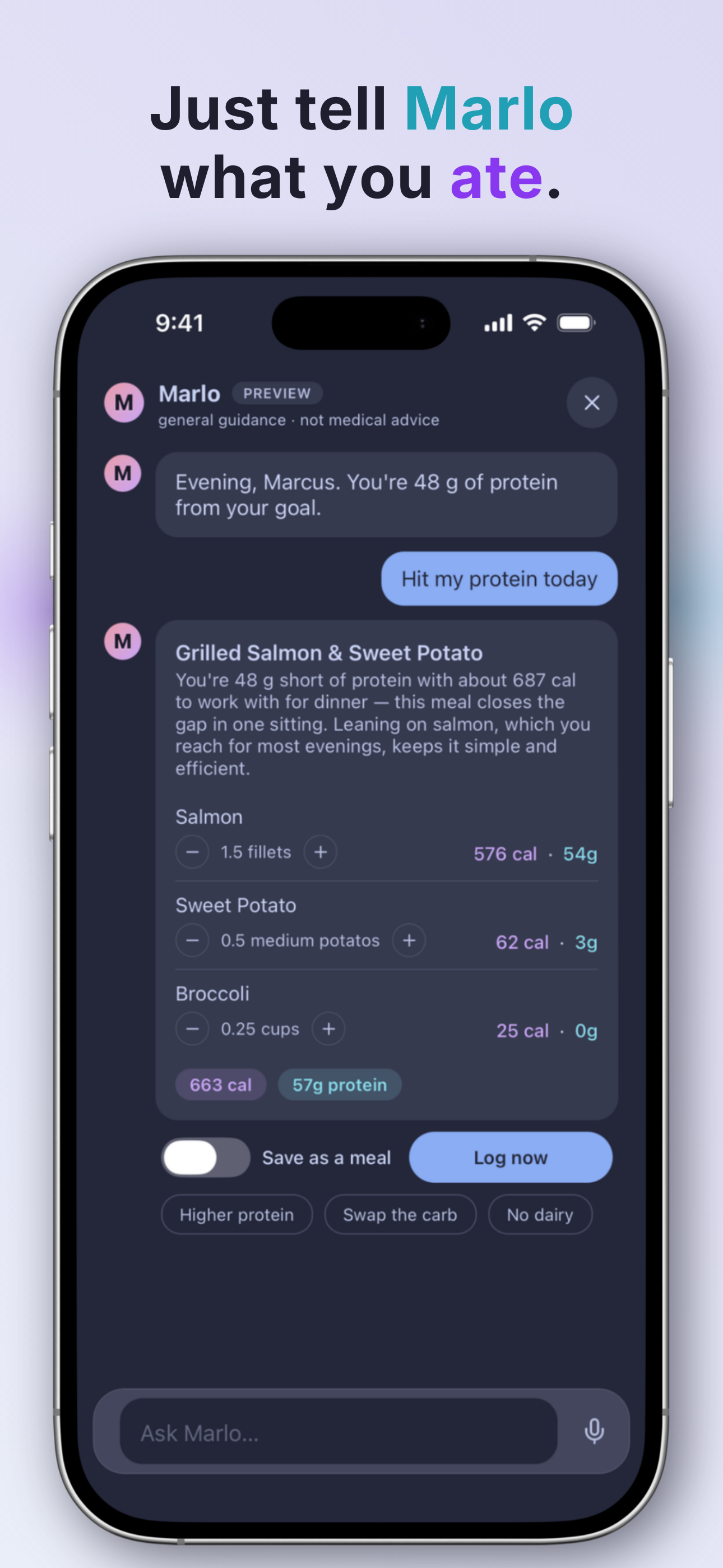 Maroon: Calorie & Protein screenshot 8