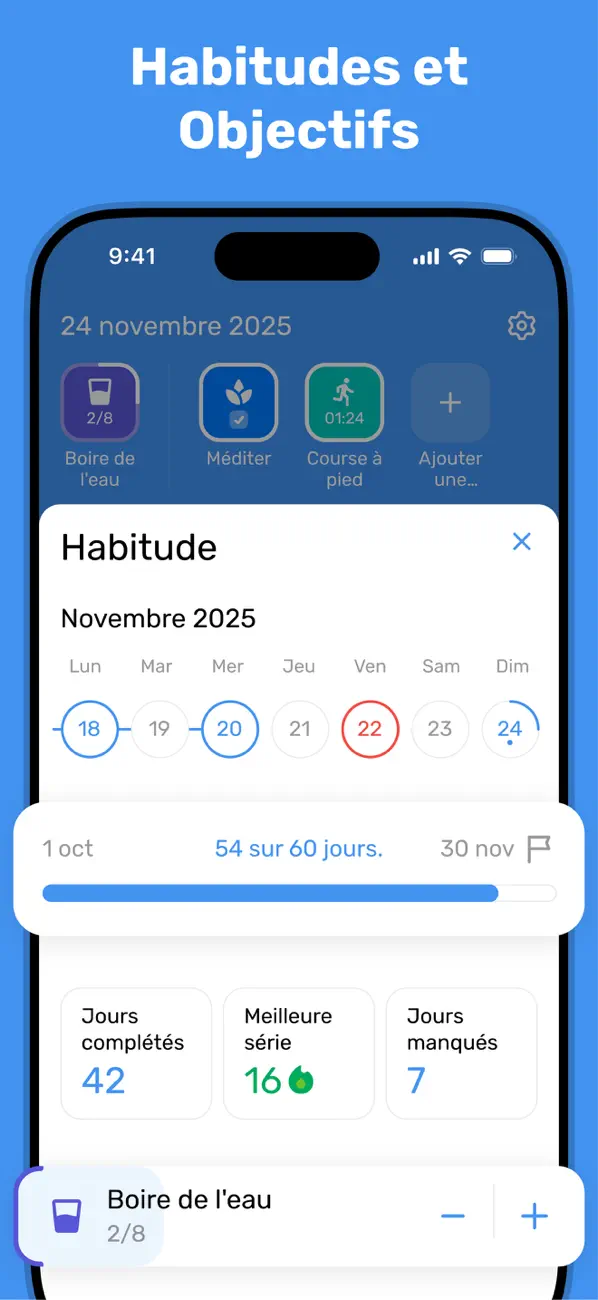 Screenshot #2 pour Gestion du temps・Concentration