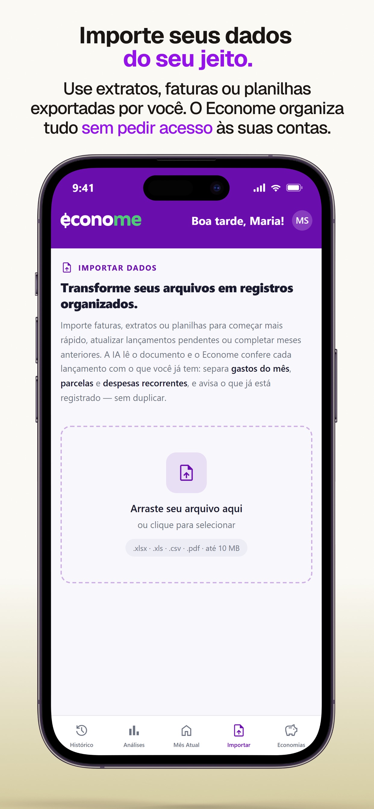 Screenshot 3 of Econome - Finanças Pessoais