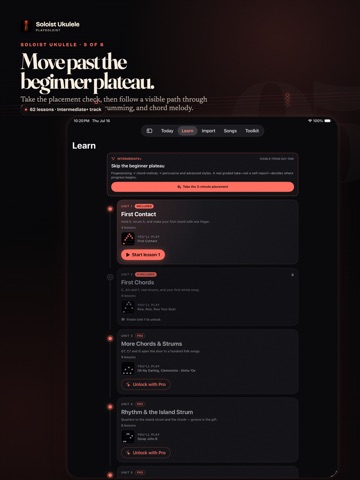 Soloist Ukulele: Chords & Tabs iPad screenshot