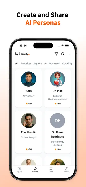 BYTHEWAY AI - Your AI Personas screenshot 1