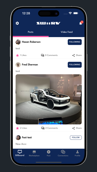 SWiiRV Social Mobility Network iPhone screenshot 2 - Social Networking app