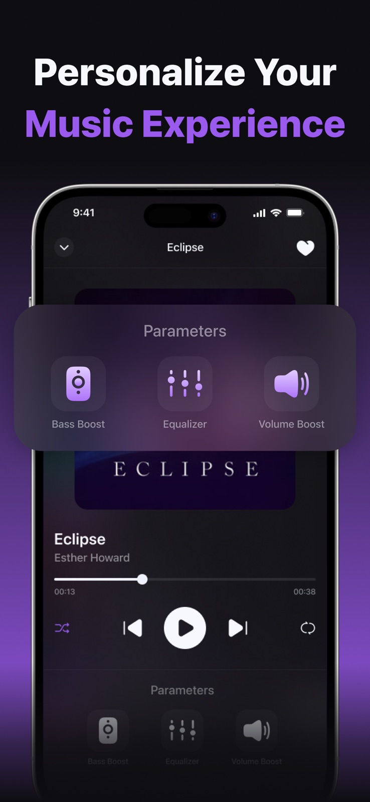 Music Equalizer: Bass Tuner. iphone screenshot 1