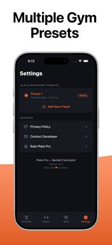 Plate Pro - Barbell Calculator screenshot