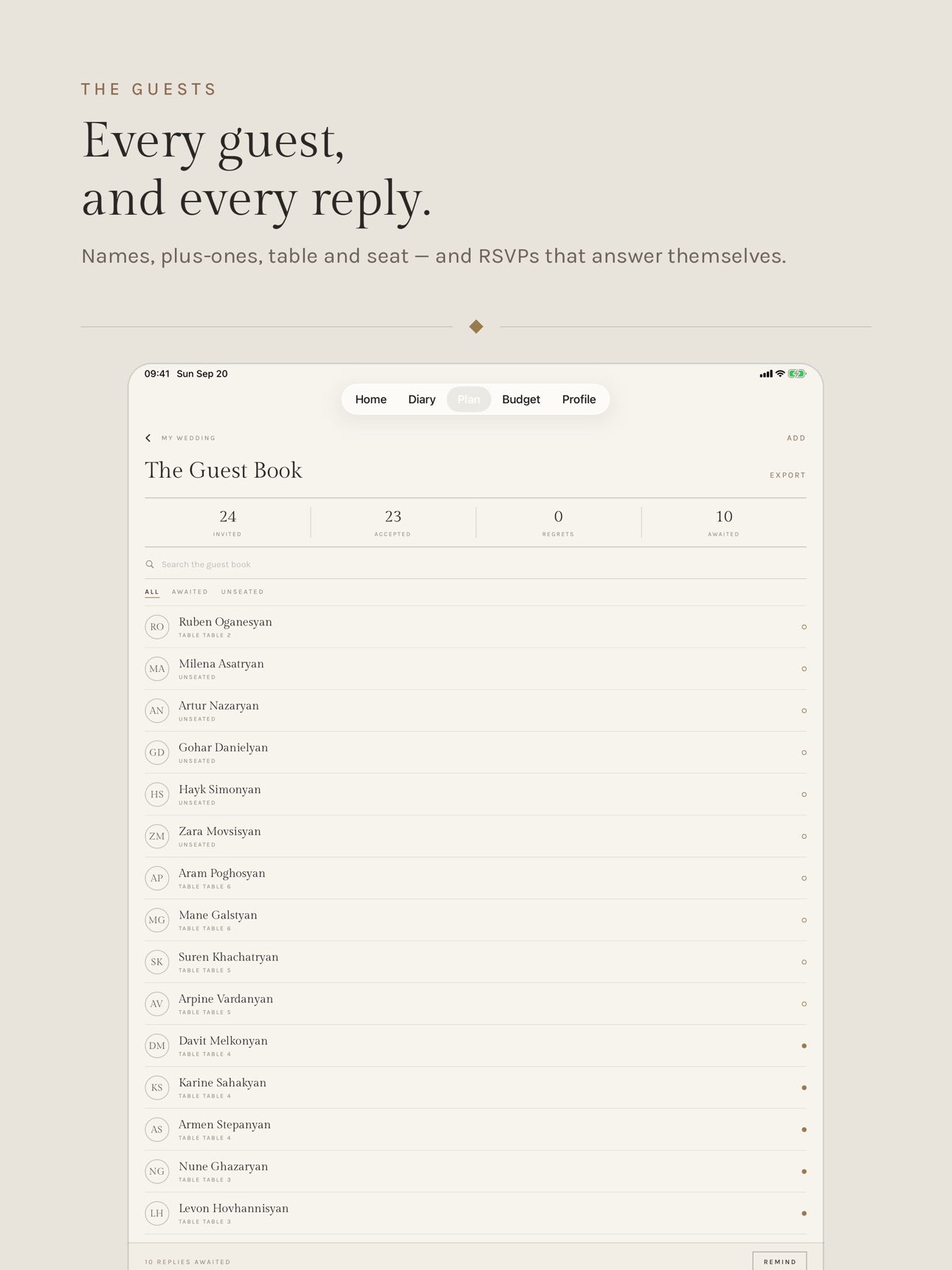Screenshot 12 of Tashi: Wedding Planner & RSVP