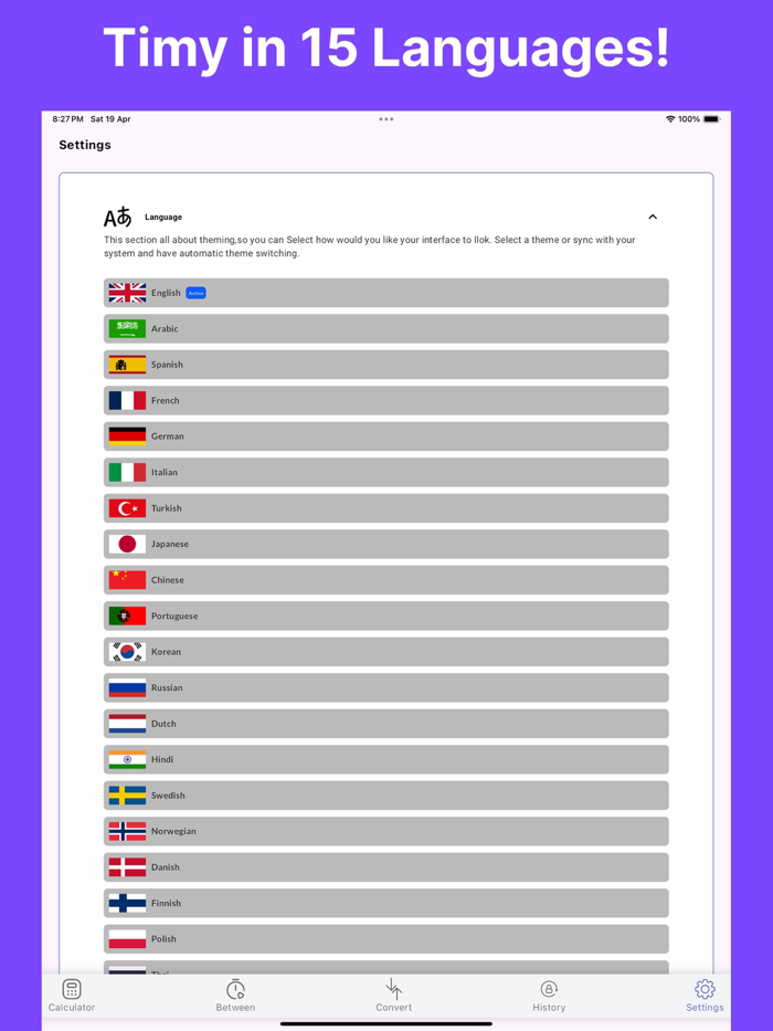 Timy Калькулятор і Конвертер