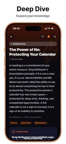 Scroll - Daily Microlearning screenshot