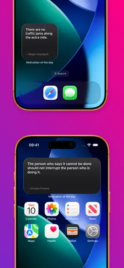 Screenshot von Motivation Des Tages auf dem iPhone 1