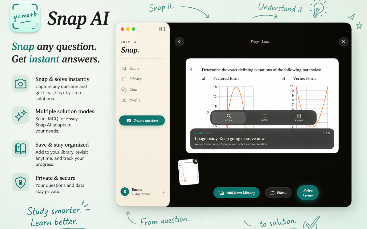 Snap AI: AI Study Tools screenshot 11