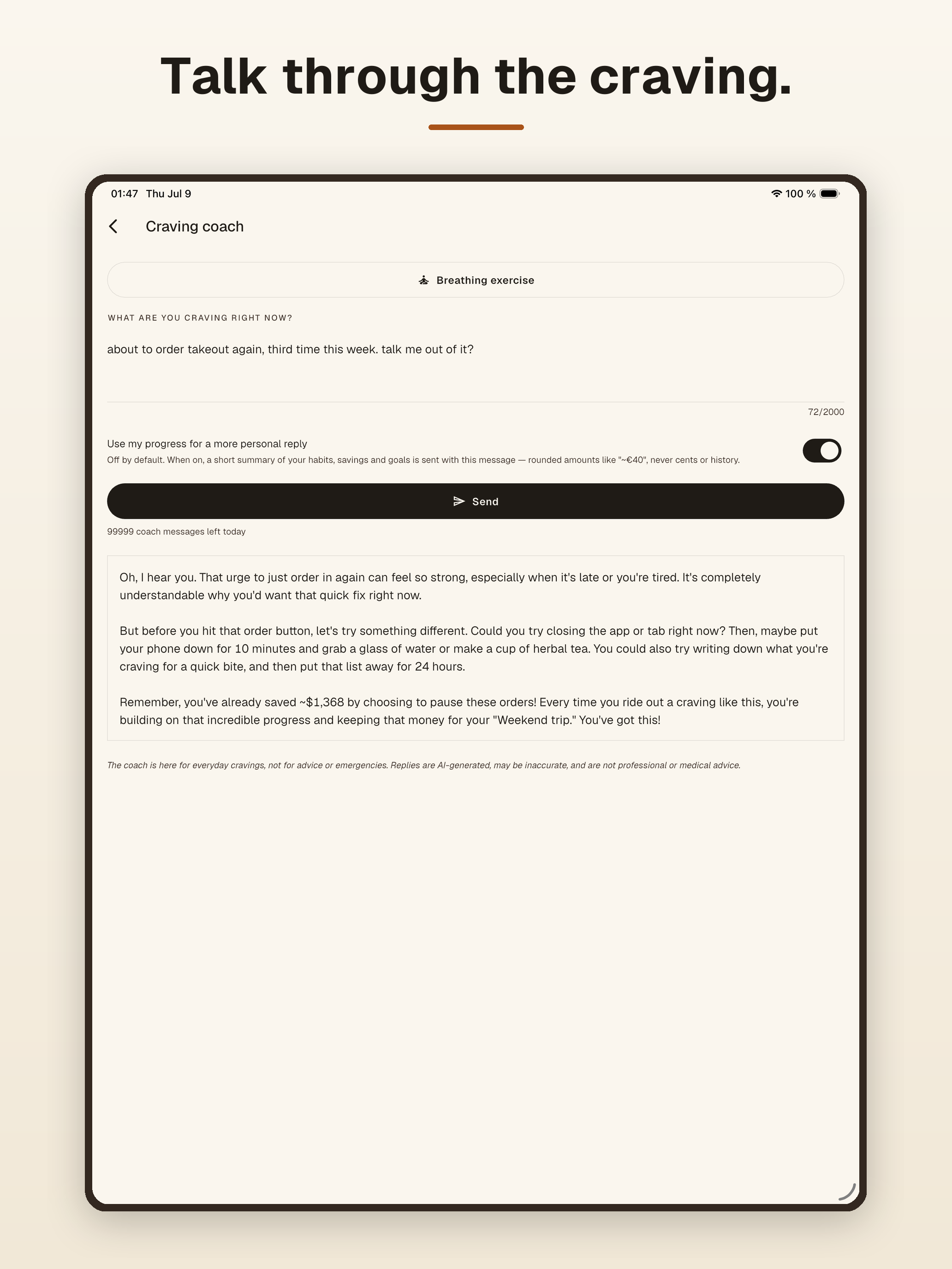 Sparely: Savings Tracker screenshot 8