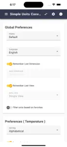 Simple Units Converter lite screenshot #5 for iPhone