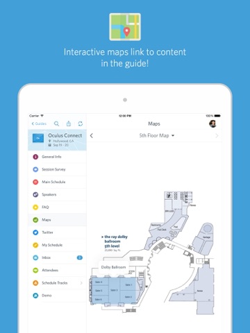 Guidebook iPad screenshot