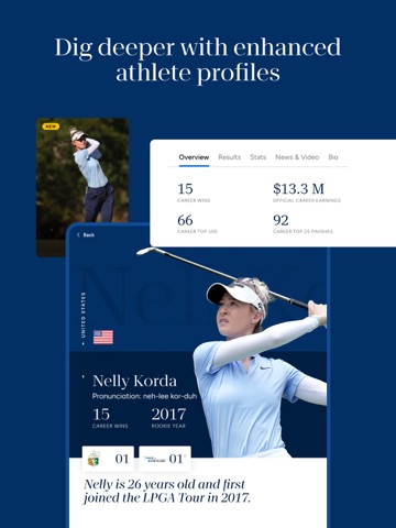 LPGA iPad screenshot