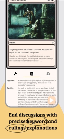 MTG Lens screenshot