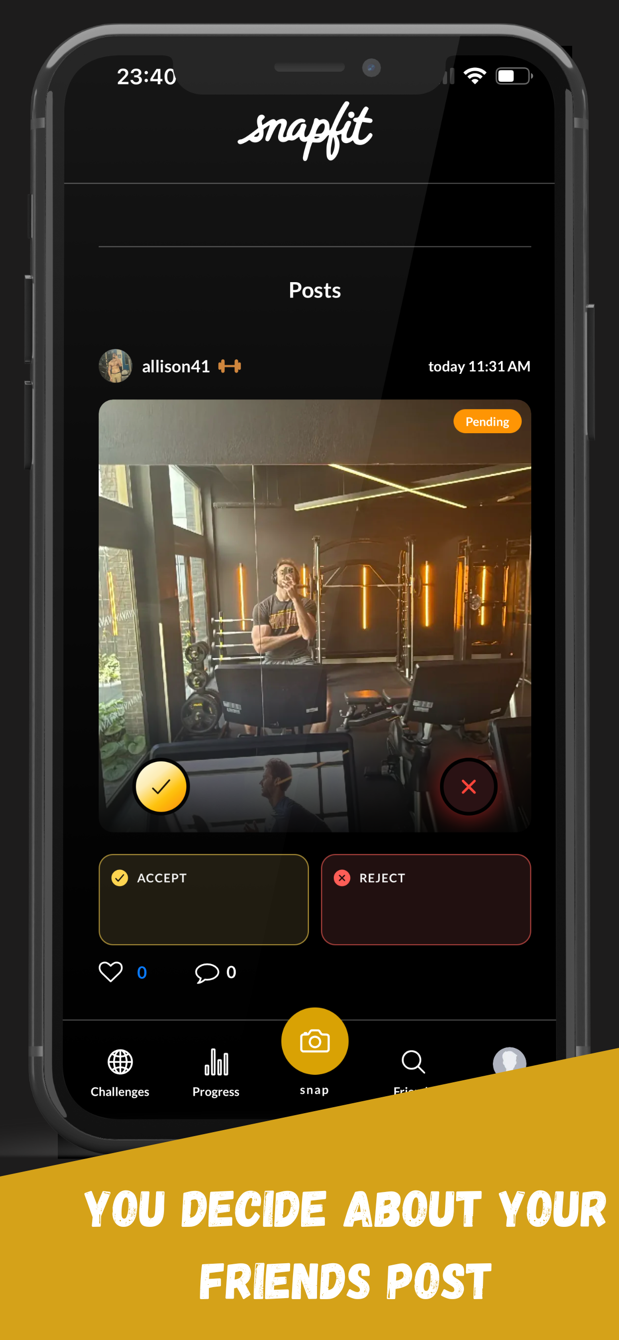 SnapFit – Compete & Improve