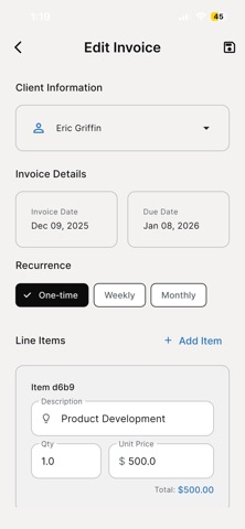 CleanInvoice Screenshot 2 of 5