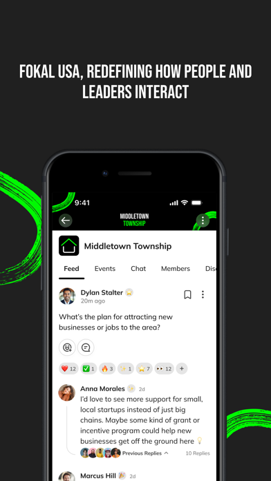 Fokal USA iPhone screenshot 1 - Social Networking app