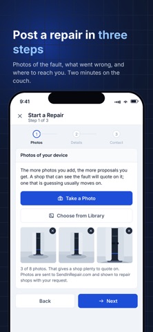 Send-In Repair Screenshot 3 of 6
