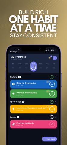 21 Millionaire Habits iPhone screenshot