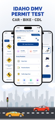 ID DMV Permit Test Prep Screenshot 1 of 10