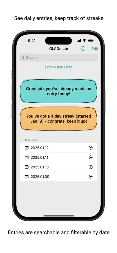 GLADmate screenshot 1
