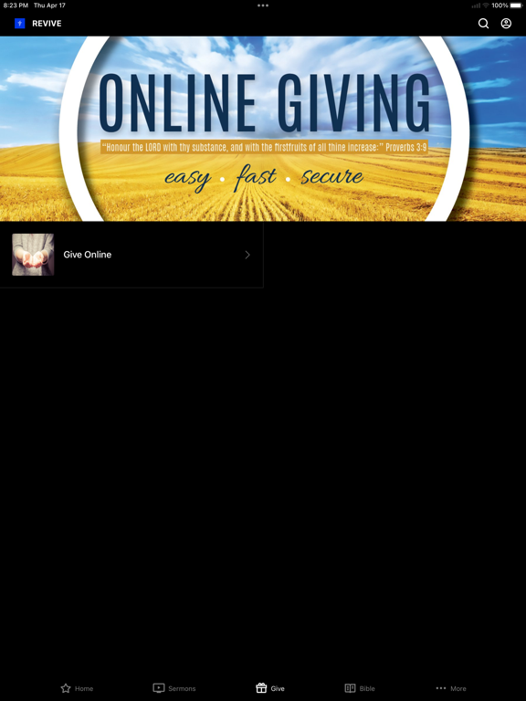 REVIVE CHURCH - TWIN CITIES iPad screenshot 3 - Education app