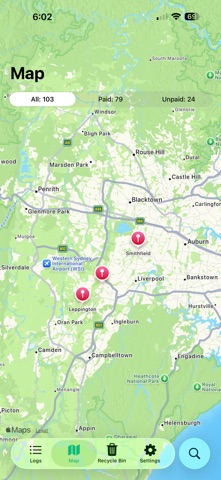 Job Site Log screenshot
