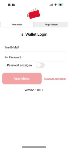 isi:Wallet Screenshot 1 of 5