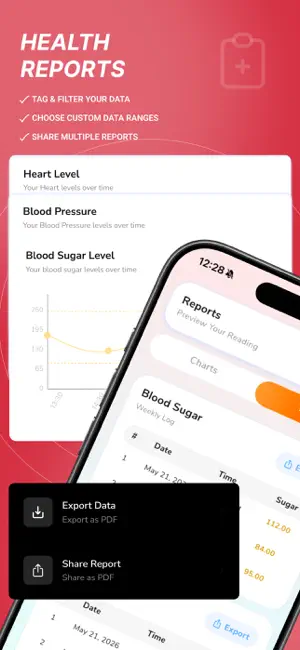 iHealth: Sugar & BP Monitor screenshot 4