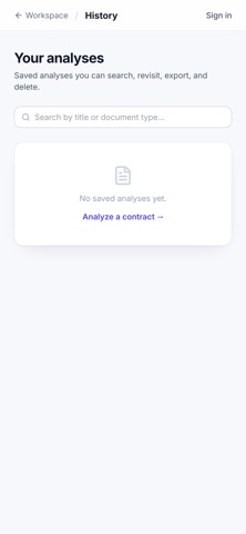 KBM Contract Explainer iPhone screenshot
