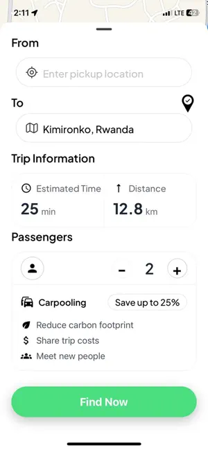 HubIn Rides screenshot 3