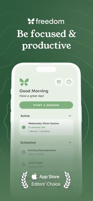 Freedom: Screen Time Control screenshot 1