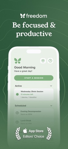 Freedom: Screen Time Control Screenshot 1 of 10