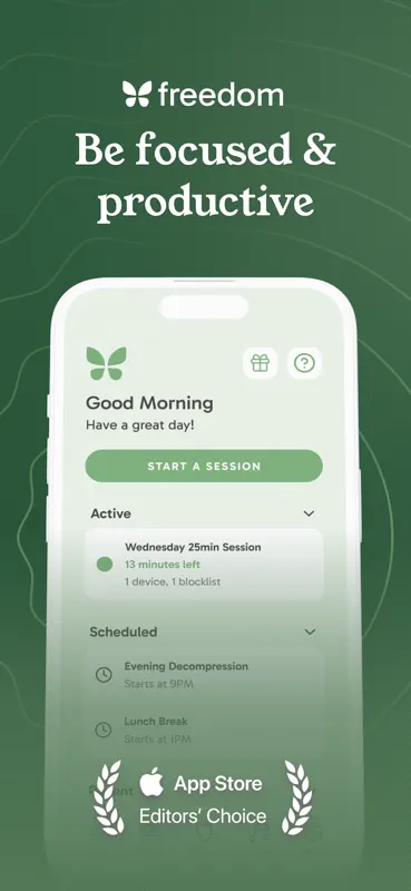Freedom: Screen Time Control screenshot 1 of 10