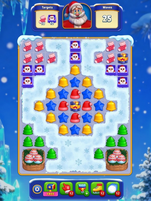 Christmas Match Puzzle Game iPad screenshot 5 - Games app