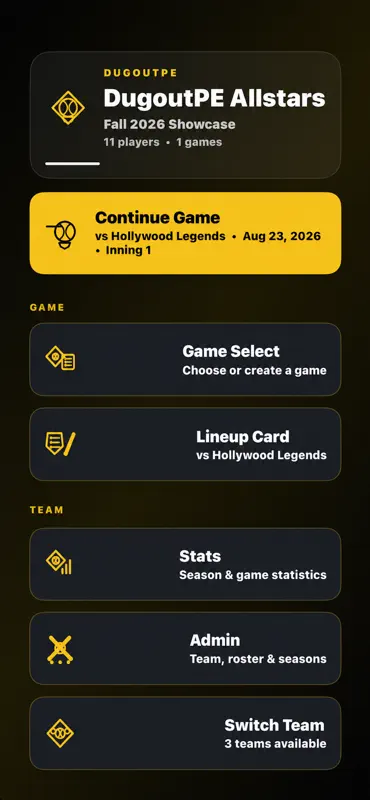 DugoutPE screenshot 1 of 8