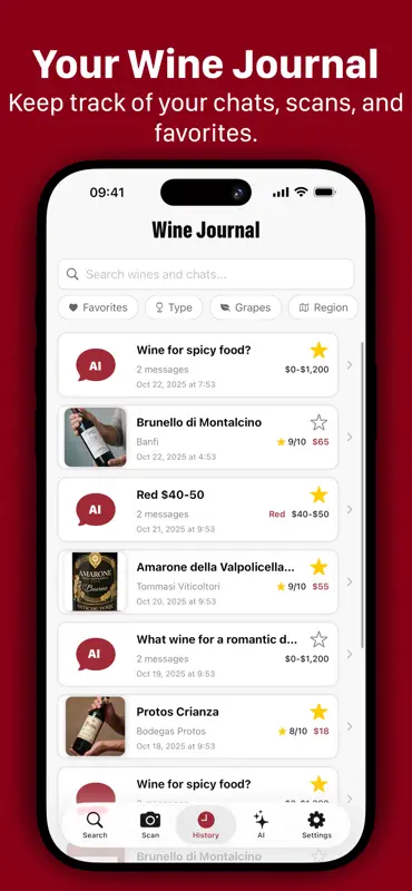 Wine AI - Scan & Track screenshot 6 of 8