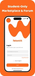 iWantIt - Student Marketplace screenshot