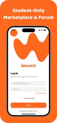iWantIt - Student Marketplace screenshot 1