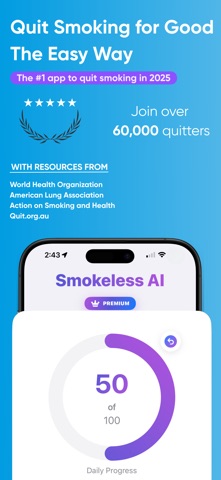 Smokeless AI - Quit Smoking Screenshot 1 of 7
