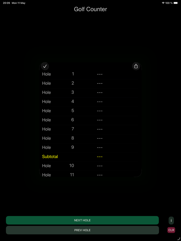 Screenshot #5 pour Golf Hits Counter