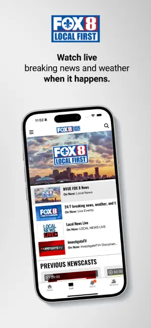 FOX 8 WVUE Mobile screenshot 1