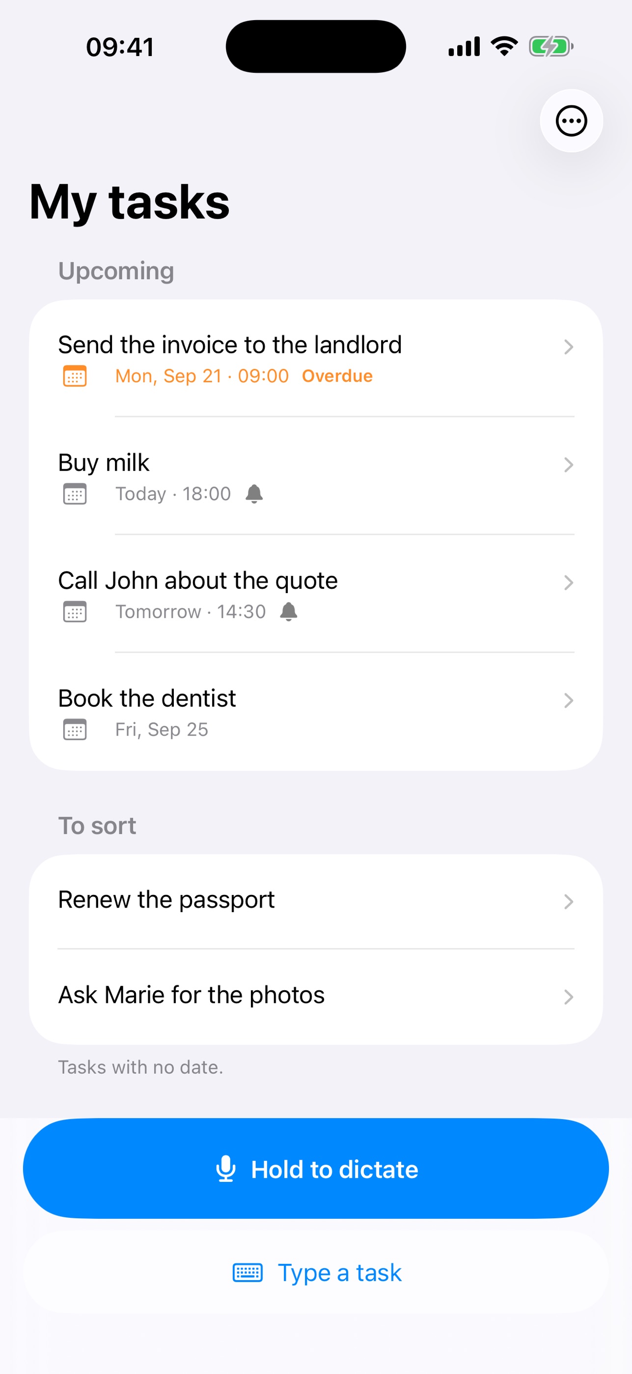 Screenshot 1 of Saydone Voice Tasks