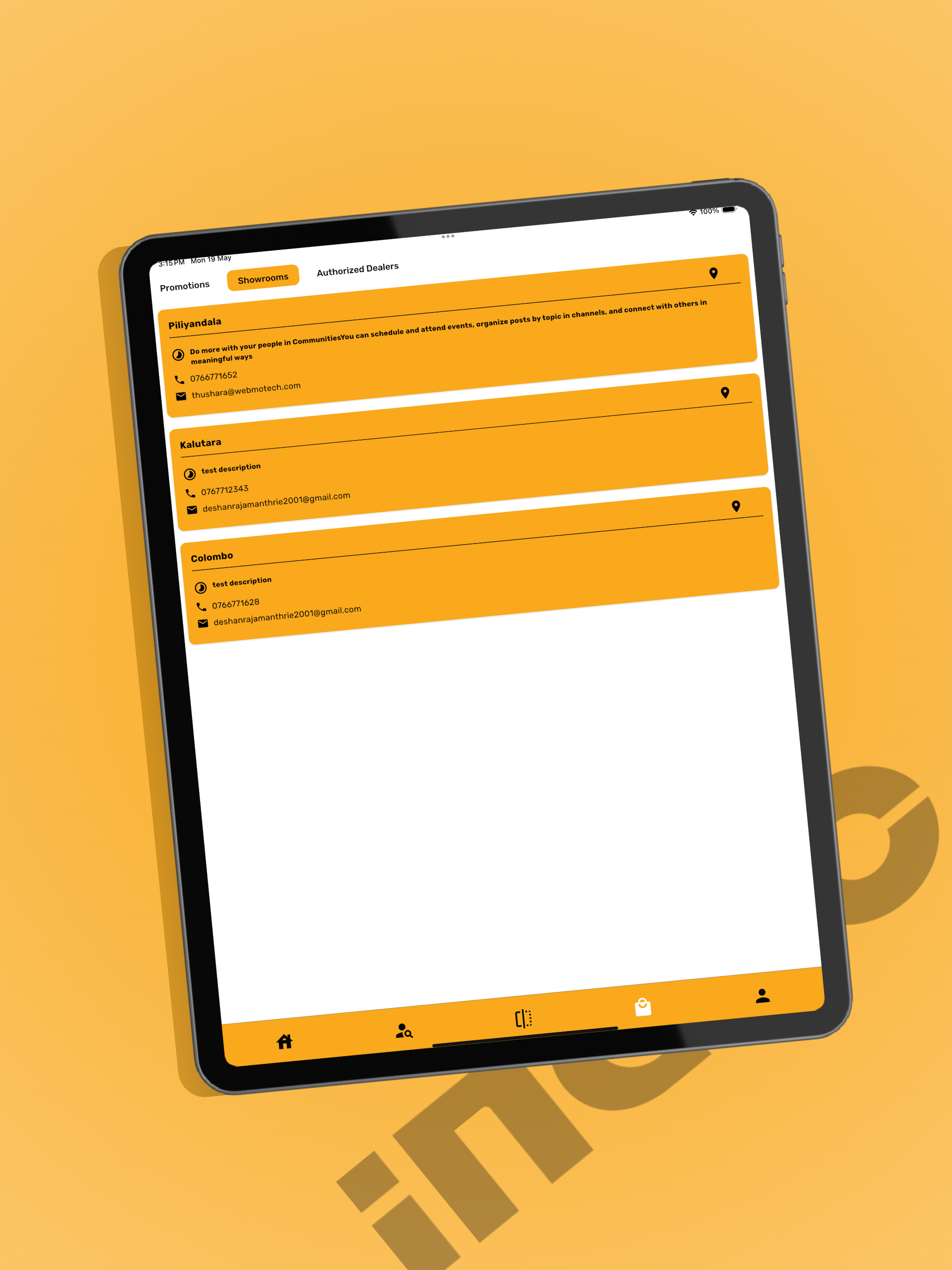 Ingco Customer App