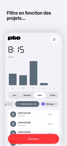 Plio: Time Tracker & Focus Screenshot 7 of 10