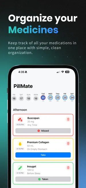 PillMate – Medicine Tracker screenshot 1