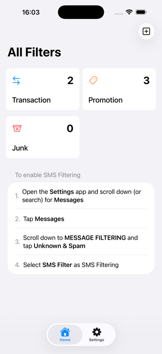SMS Filter - Smart Filter Screenshot 1 of 4