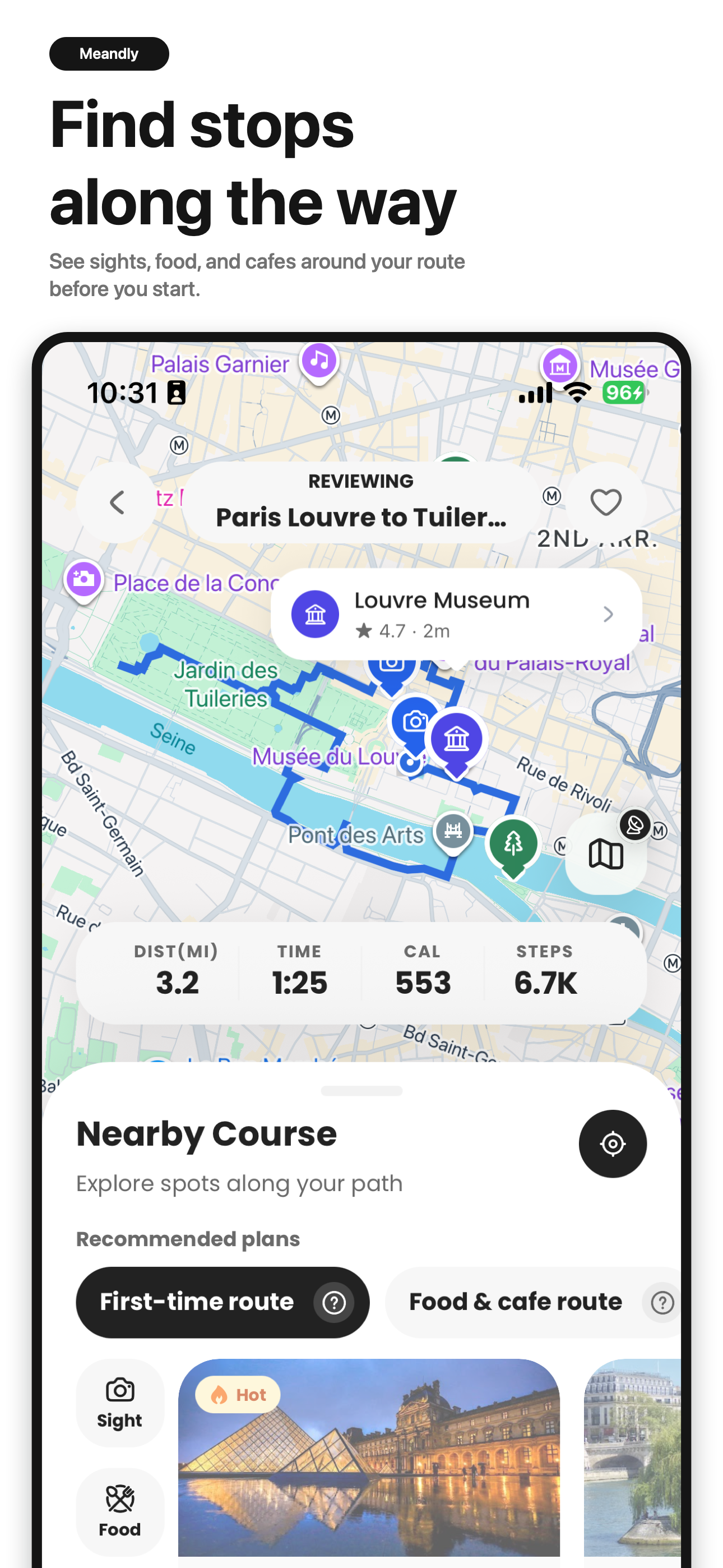 Meandly: Walking Routes screenshot 6
