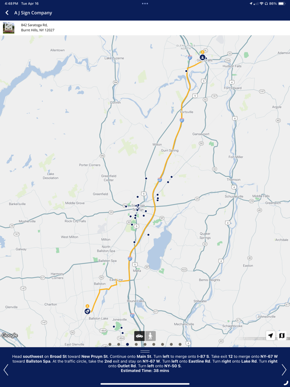 Discover Saratoga NY! iPad screenshot 10 - Travel app